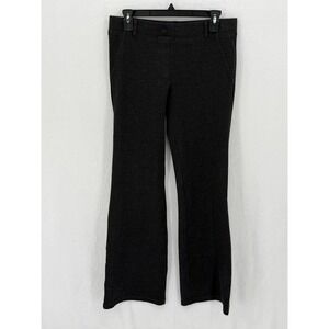 Betabrand Pants Womens Medium Charcoal Gray Dress Yoga Bootcut Mid Rise Office